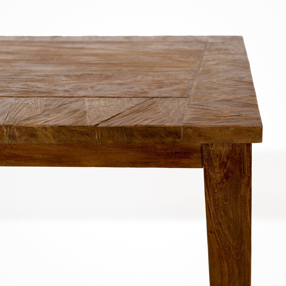 Mosaic Rustic Wood Dining Table