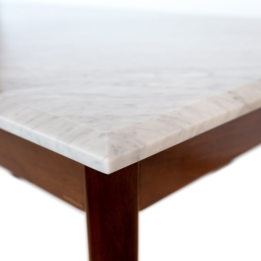 Latte Marble Top Dining Table
