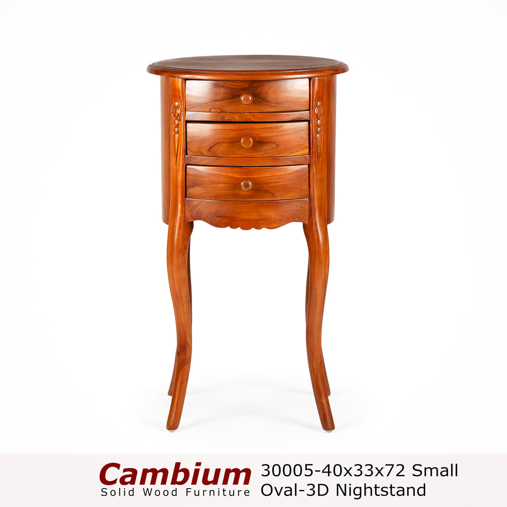 Oval Small Night Stand 3D