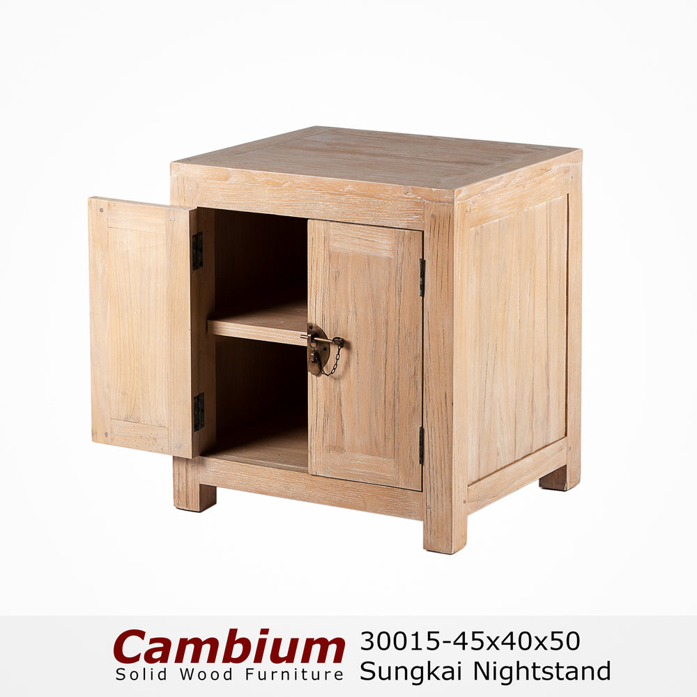 Sungkai 2D Side Table (Pale)