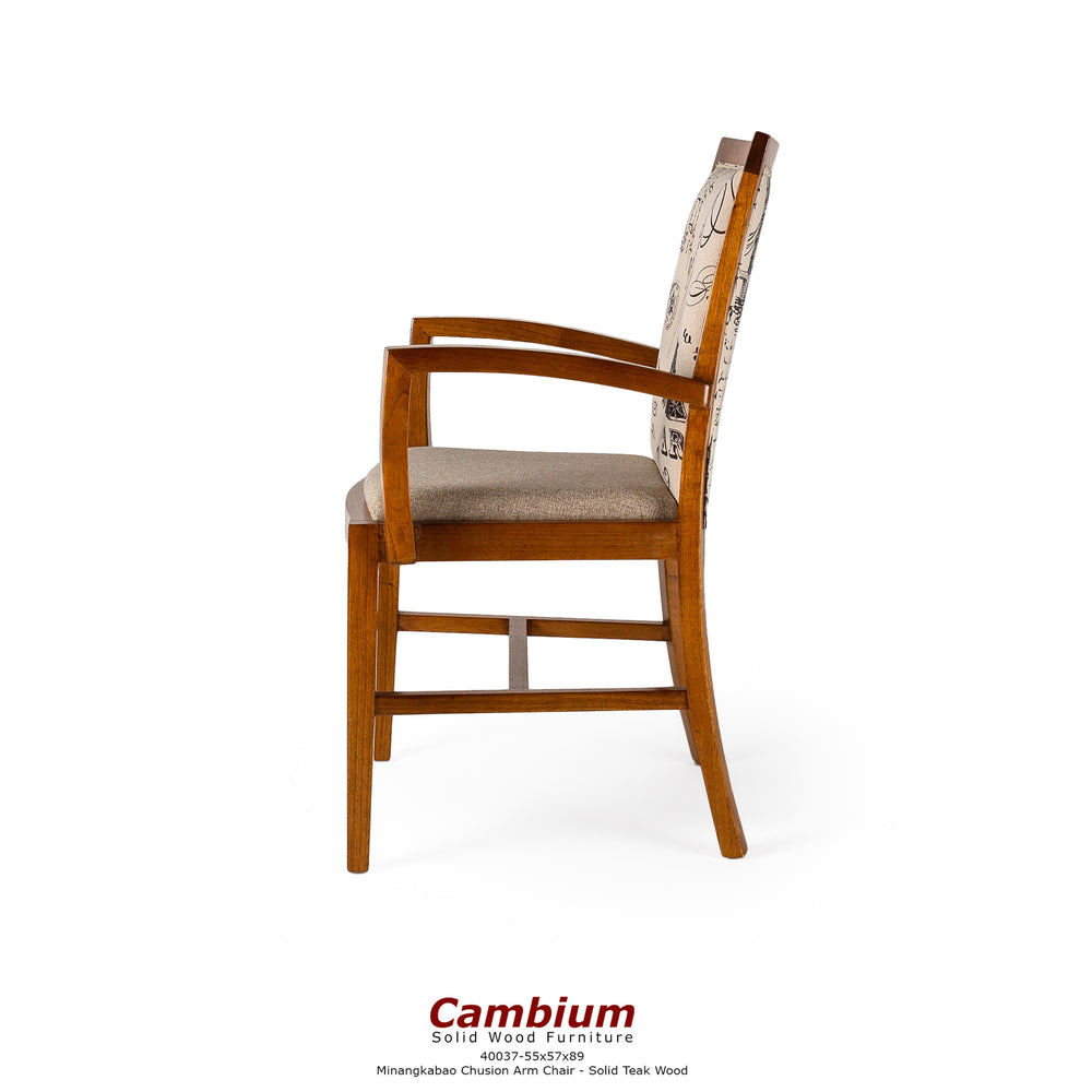 Minangkabau Vintage Dining Arm Chair