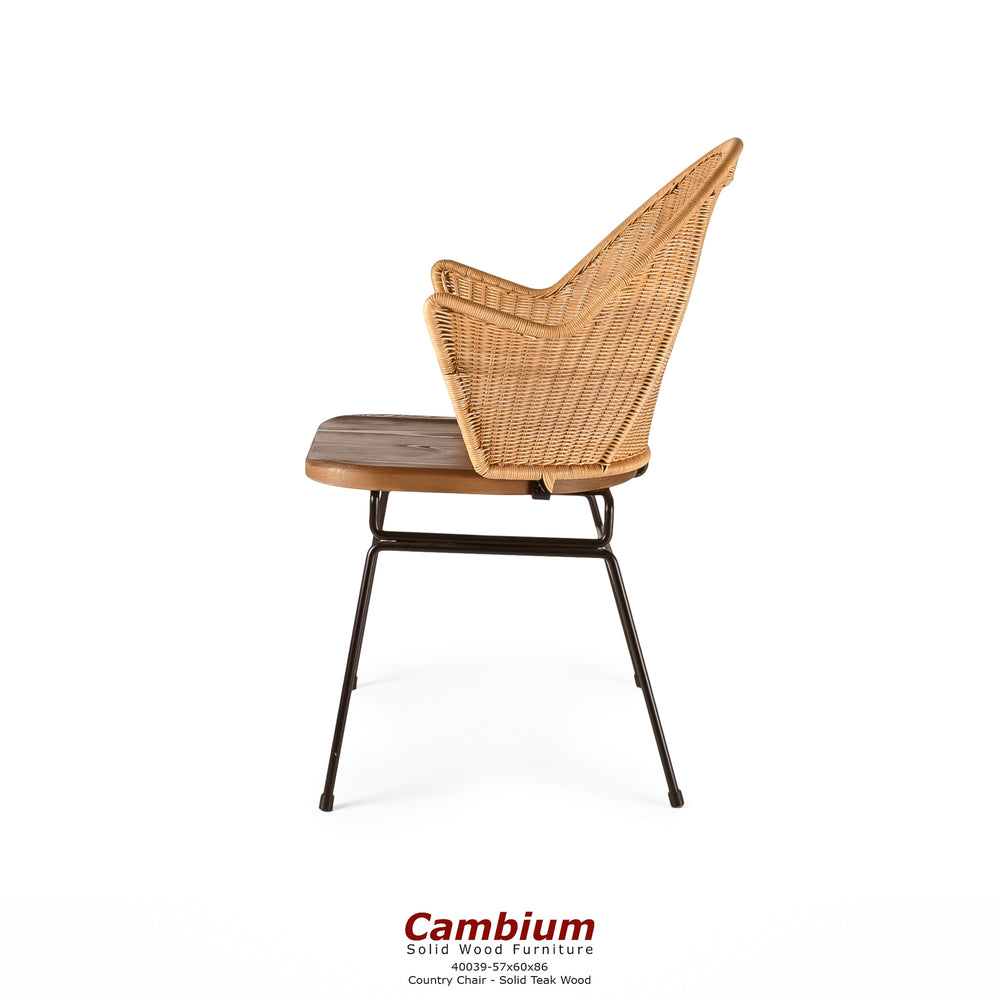 Country Woven Arm Chair