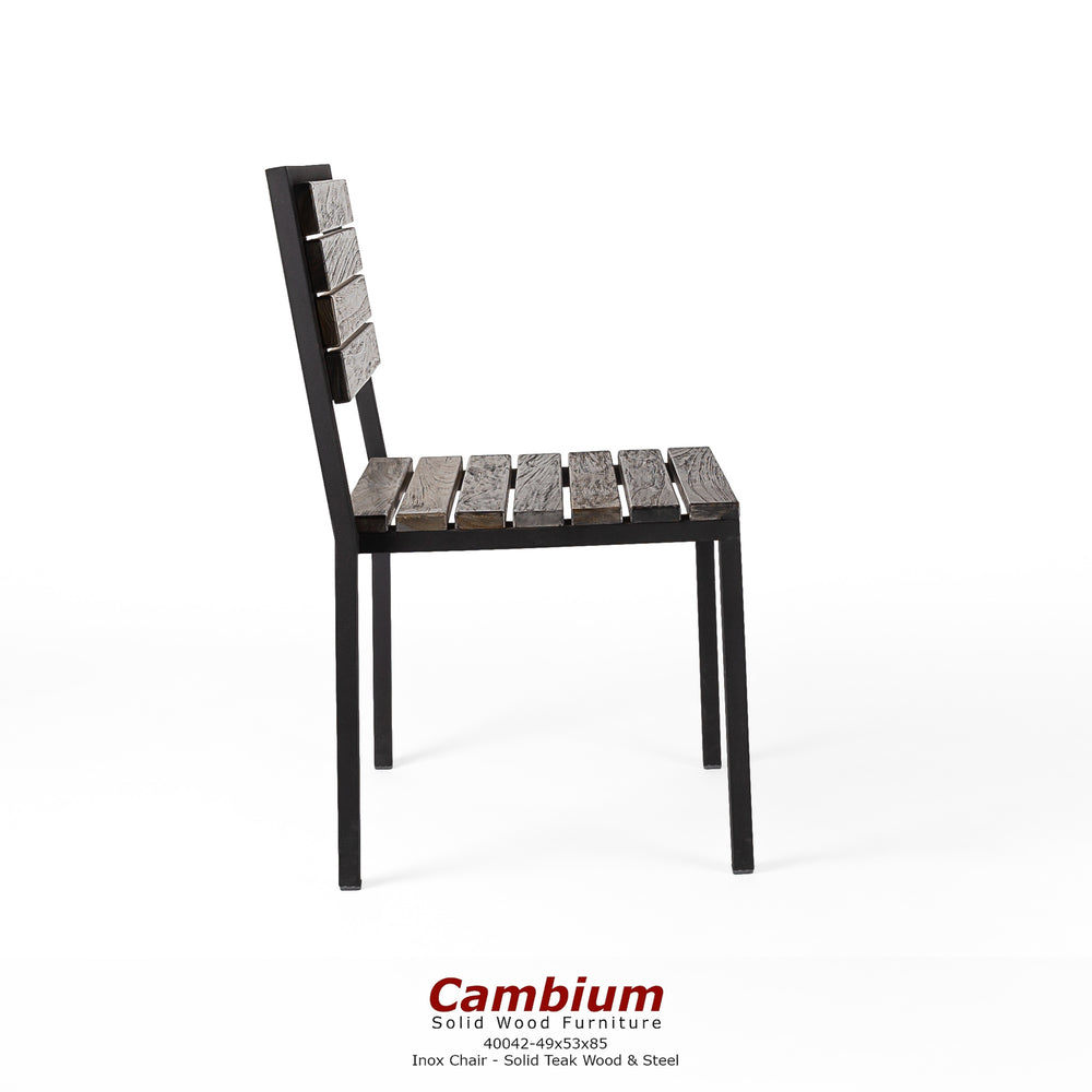 Inox Industrial Dining Chair