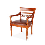 Raffles Upholstered Arm Chair (light brown)