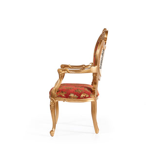Charles Upholstered Classical Arm Chair