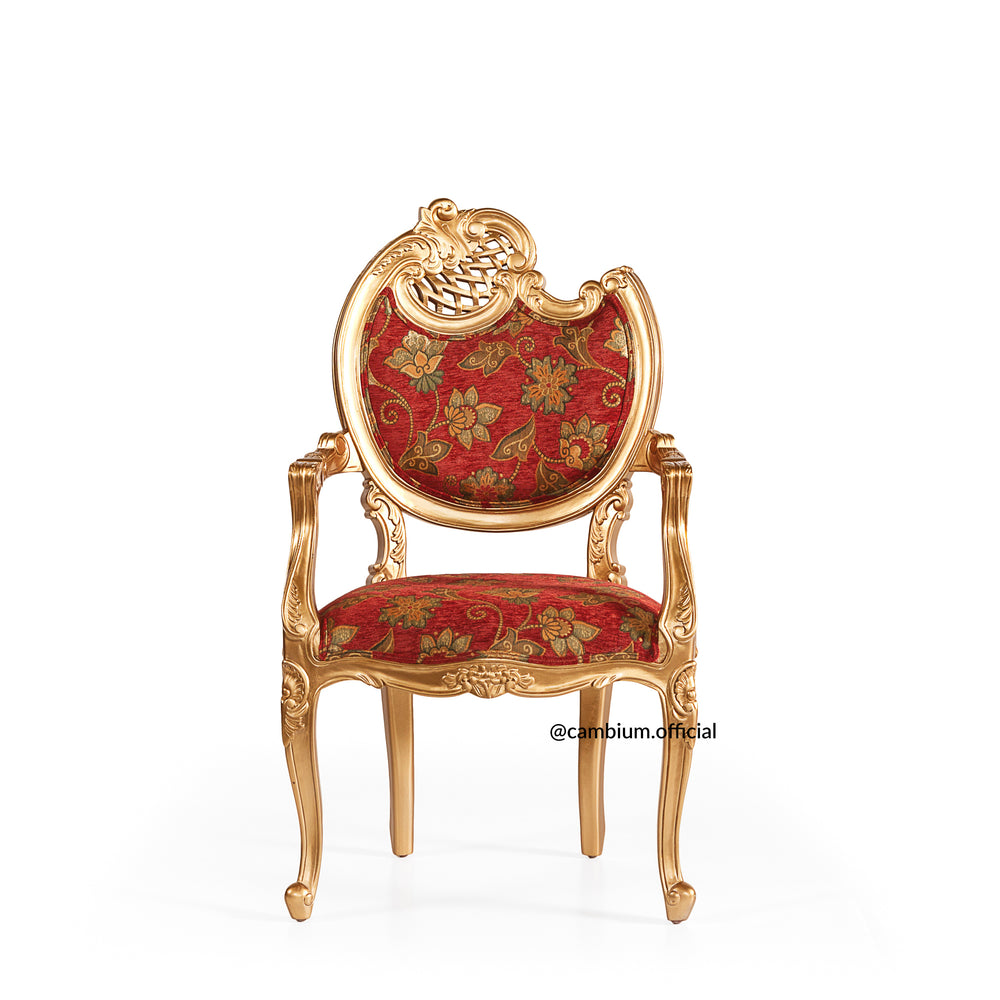 Charles Upholstered Classical Arm Chair