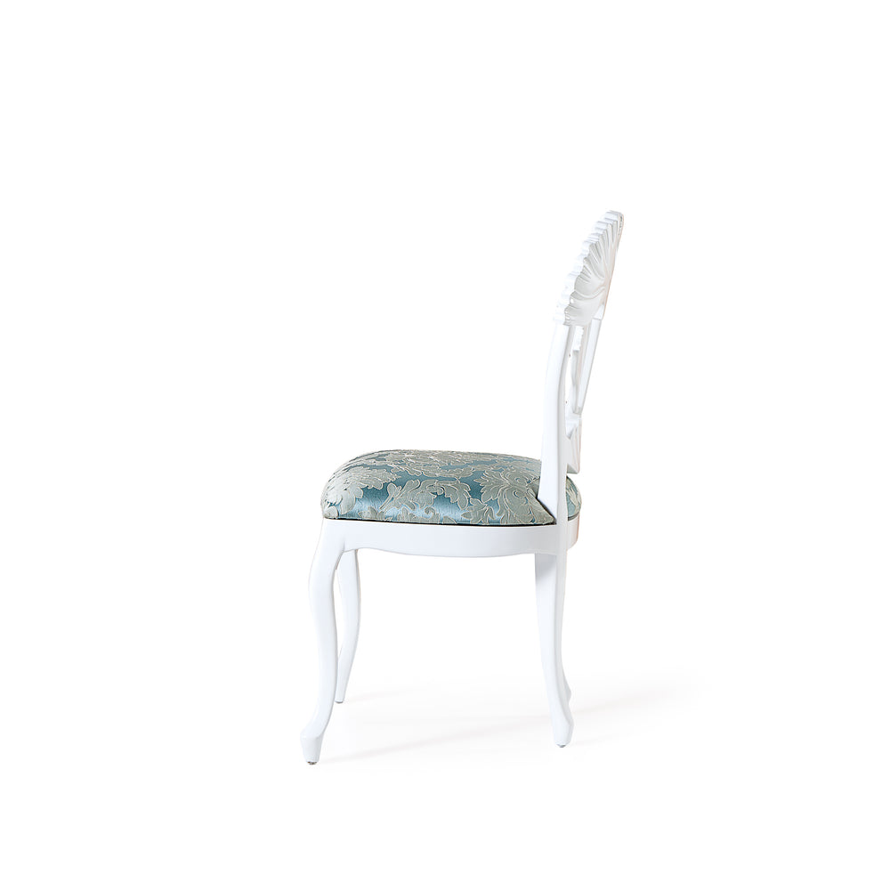 Lotus Upholstered Classical Arm Chair