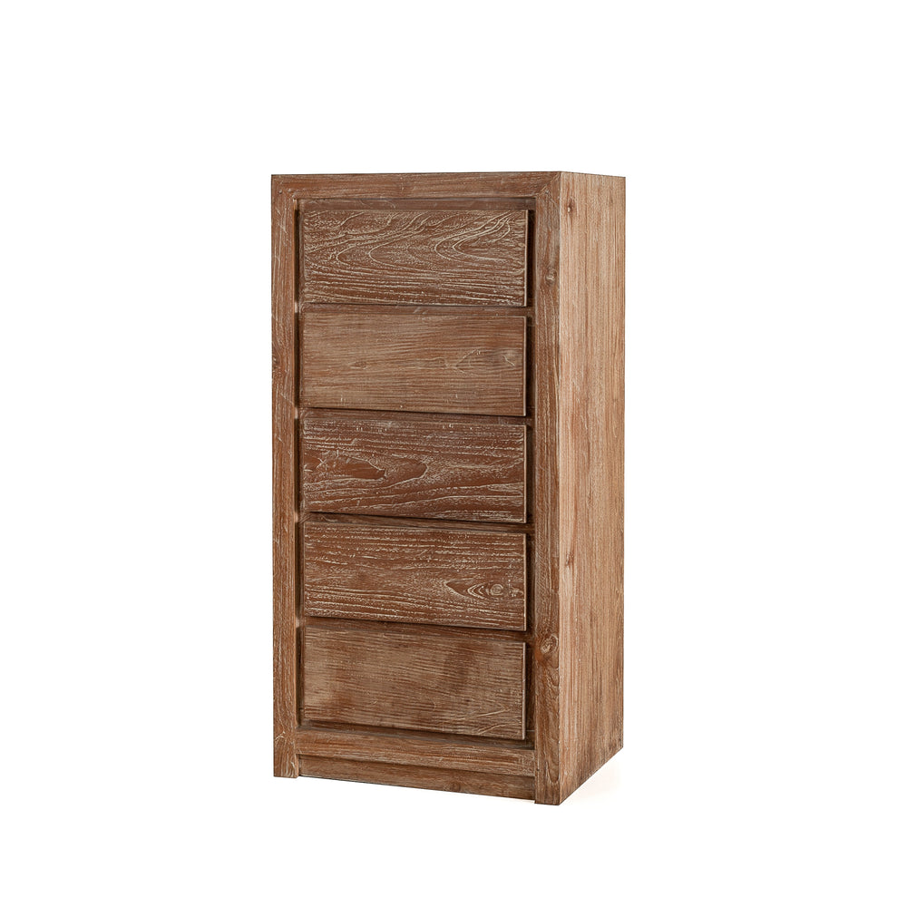 Bugis Tall Dresser - 5 Drawers