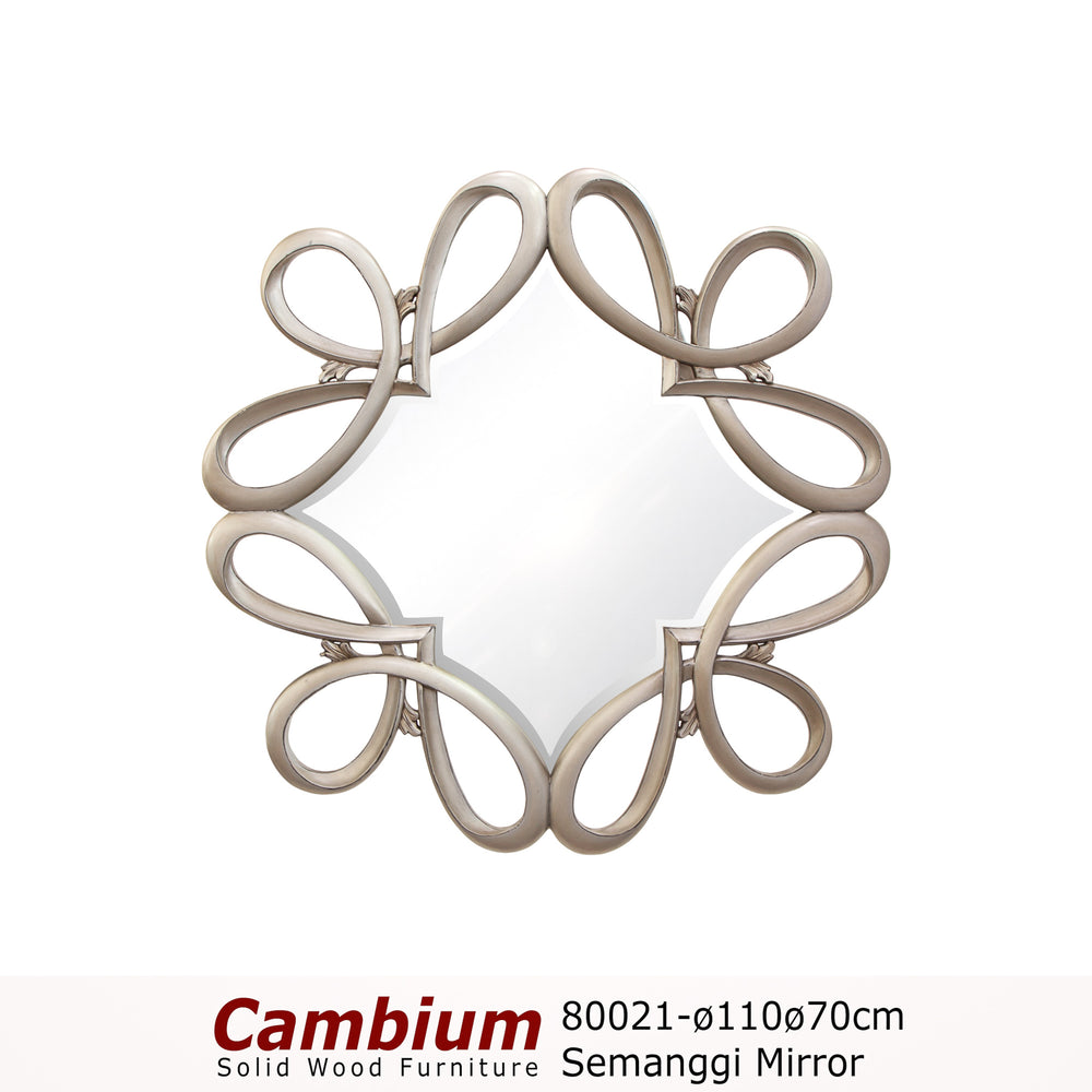Semanggi Decor Mirror (silver)