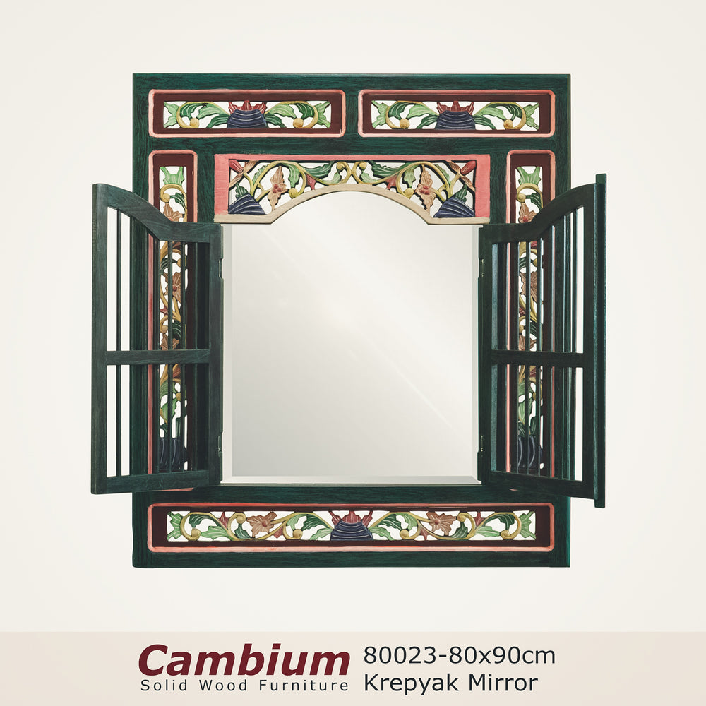 Krepyak Window Decor Mirror (green)