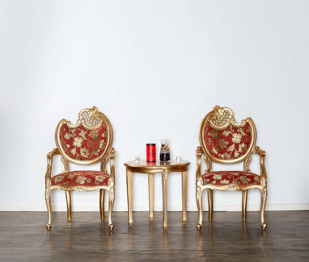 Charles Upholstered Classical Arm Chair