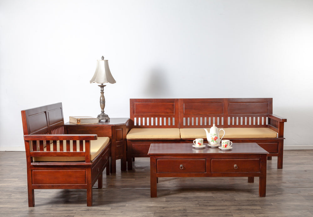 Corner Sofa L with Drawes