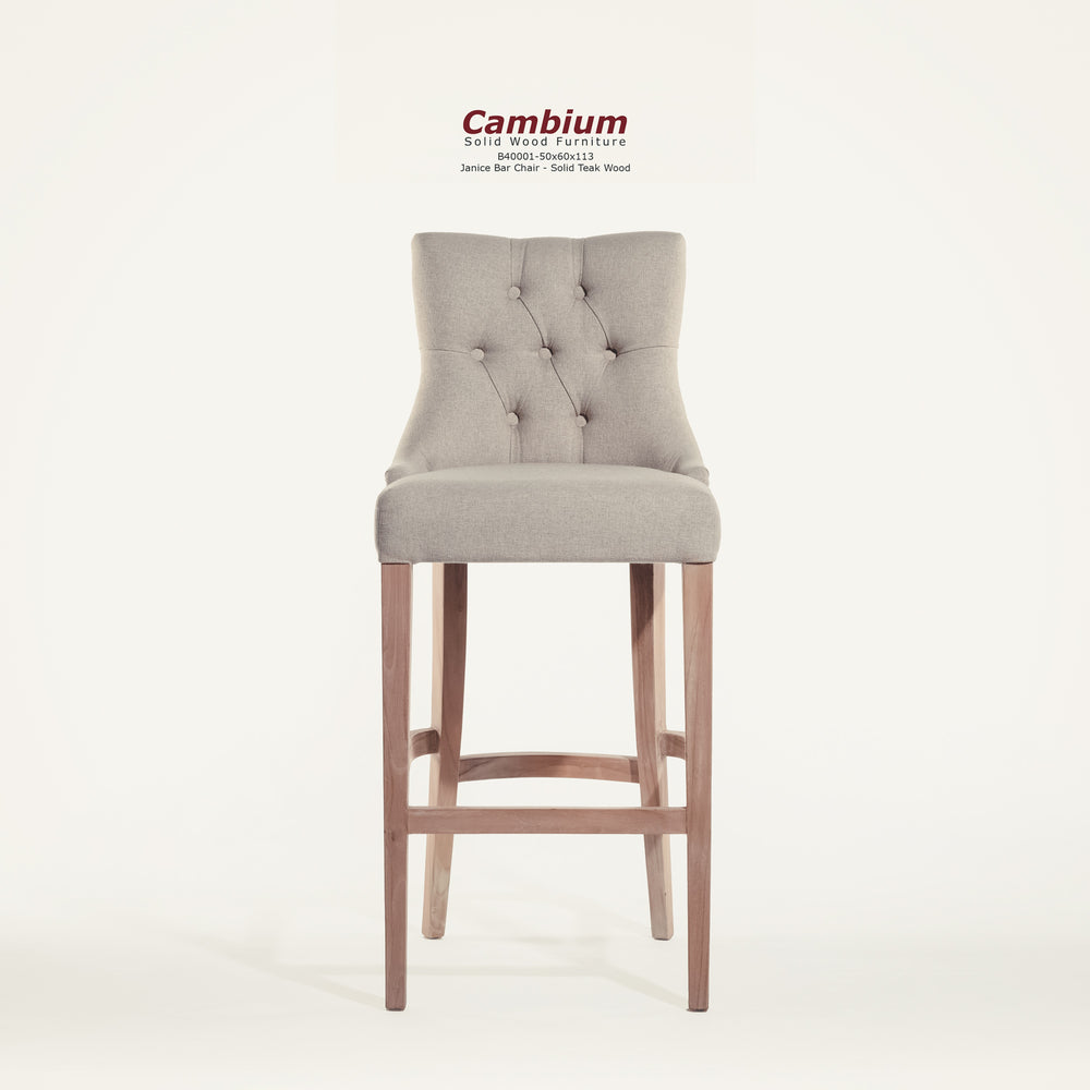 Janice Tufted Bar Stool