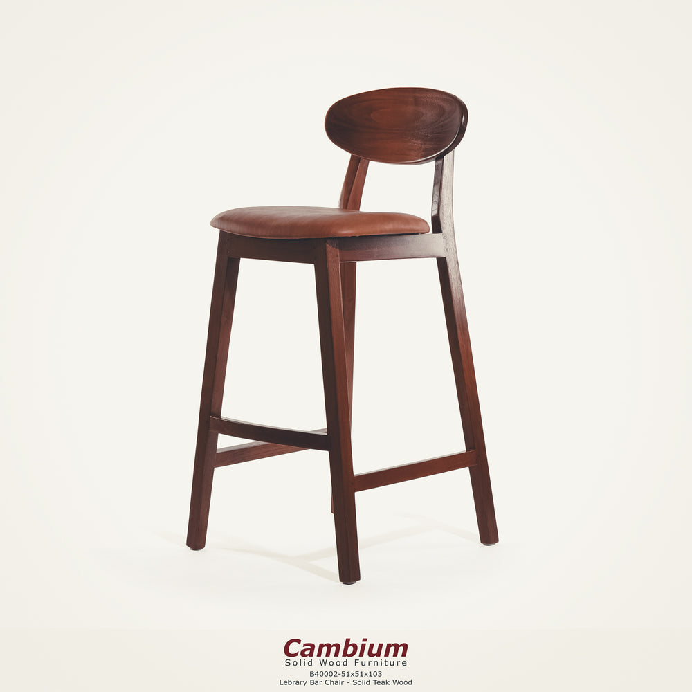 Lebrary Upholstered Bar Stool