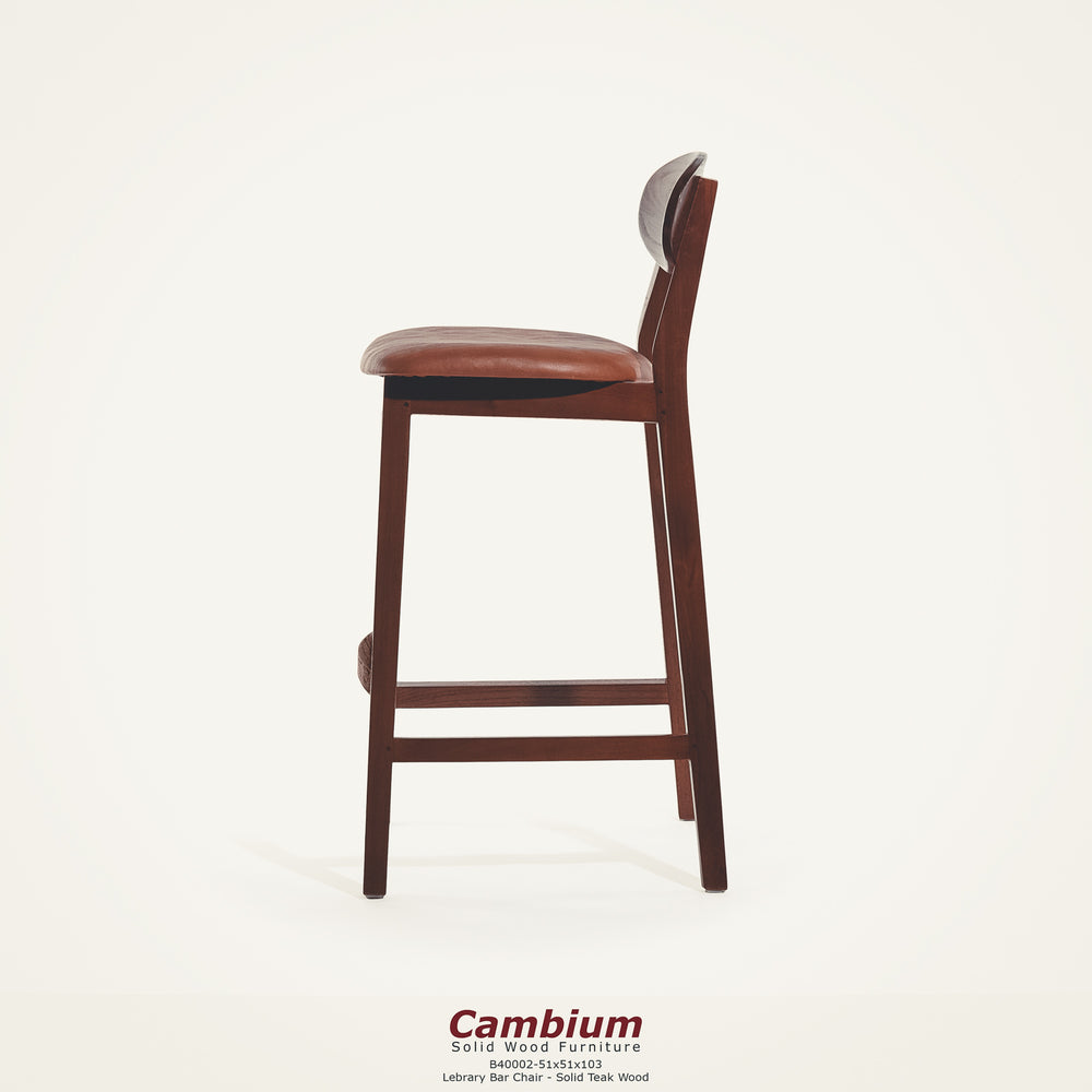 Lebrary Upholstered Bar Stool
