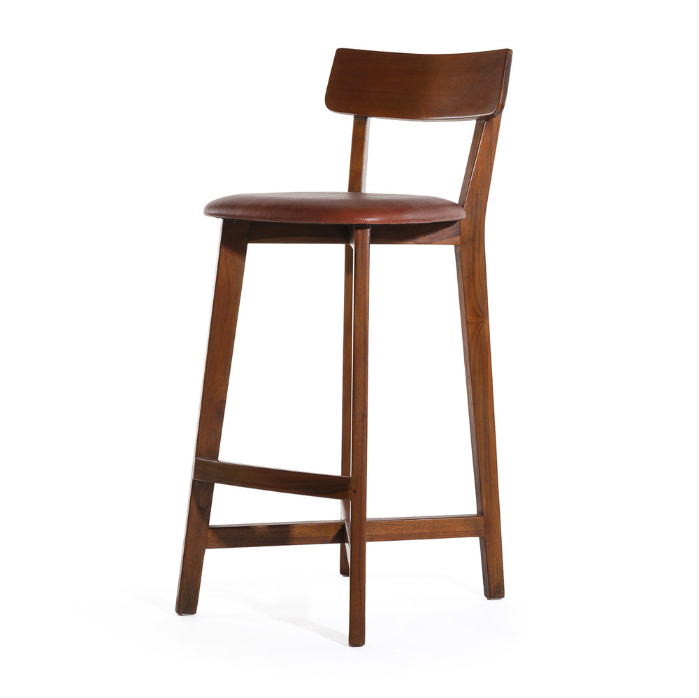 Late Upholstered Bar Stool