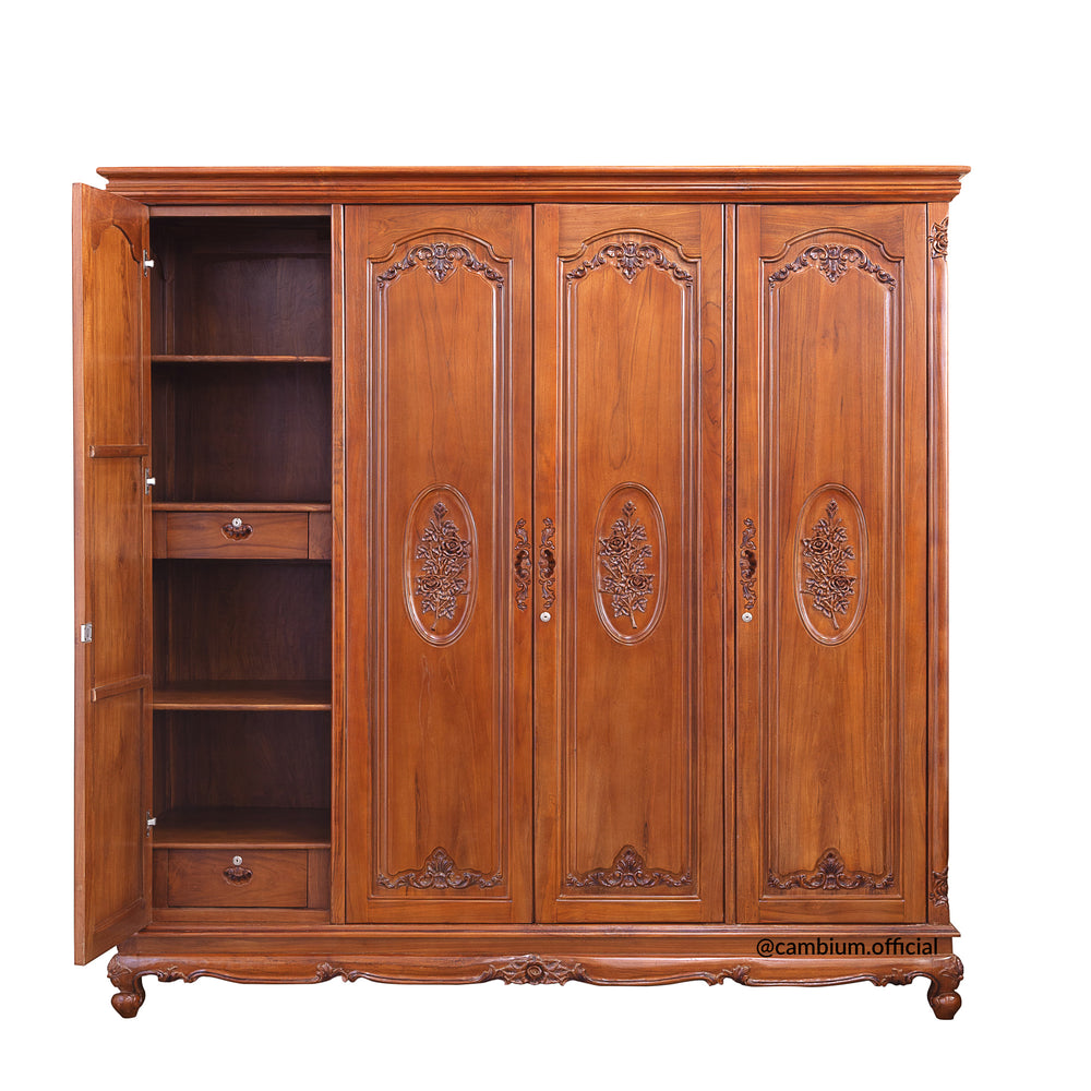 Louis Wardrobe - 4 doors