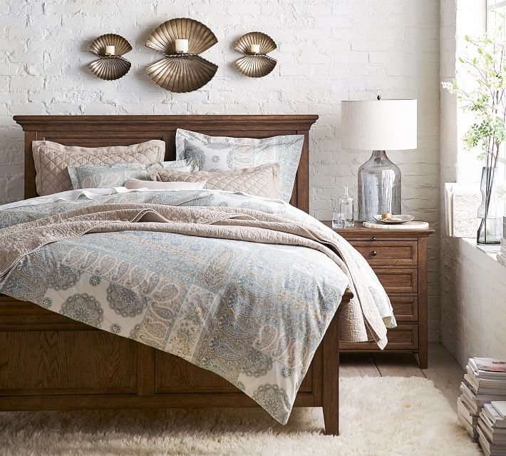 Hudson Bed - Rustic Walnut